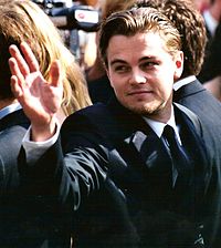 DiCaprio at the pre-premiere of Gangs of New York at the 2002 Cannes Film Festival.