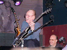 Les Paul with pianist John Colianni.