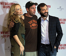 Mann with Adam Sandler and Judd Apatow in Berlin (2009)