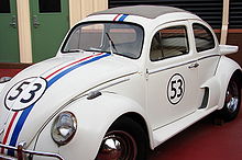 Herbie, the car that appears with Lohan in Herbie: Fully Loaded (2005)