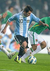 Messi, playing for Argentina in 2011, has been compared to compatriot Diego Maradona