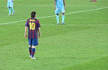 Messi at the 2009 FIFA Club World Cup