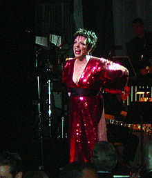 Performing Liza's Back live in 2002.