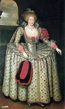 Anne of Denmark, attributed to Marcus Gheeraerts the Younger.