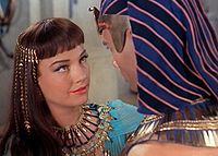 Baxter with Yul Brynner, from the trailer for The Ten Commandments (1956)