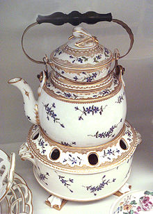 Louis had a venture in hard-paste porcelain, which was called "Porcelaine de Monsieur" (example from 1780).