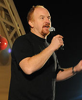 Louis C.K. performing in Kuwait, December 2008