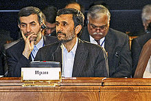 Ahmadinejad in Yekaterinburg, Russia, 16 June 2009