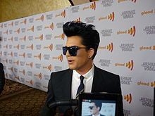 Lambert at the 21st GLAAD Media Awards (2010)