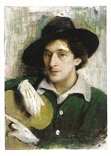 Portrait of Chagall by Yehuda (Yuri) Pen, his first art teacher in Vitebsk