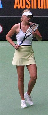 Sharapova at the 2007 Australian Open