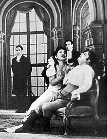 Callas in a Greek production of Puccini's Tosca in 1942