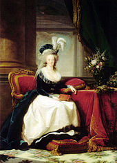 Another state portrait of Marie Antoinette, by Élisabeth Vigée-Lebrun (1788)