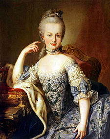 Marie Antoinette at age 13 by Martin van Meytens, 1767.