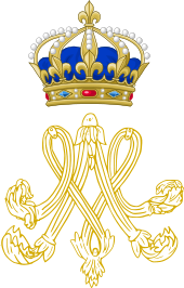 Royal Monogram as Queen of France