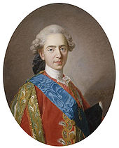 Louis Auguste as Dauphin of France, by Louis-Michel Van Loo (1769).