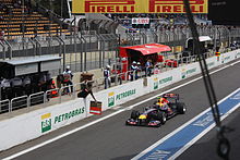 Webber's only victory of the 2011 season came in the final race of the year, the Brazilian Grand Prix