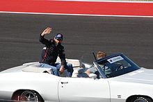 Webber at the 2012 US Grand Prix