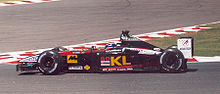 Webber driving for Minardi at the 2002 French Grand Prix