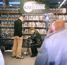 Hamill at a signing for The Black Pearl at Jim Hanley's Universe in Manhattan, October 9, 1996.