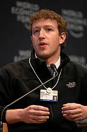 Zuckerberg at World Economic Forum, Davos, Switzerland (January 2009)
