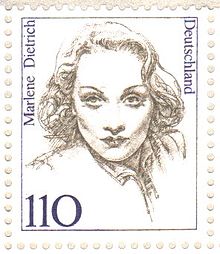 German stamp issued in 1997 in the Women in German history series