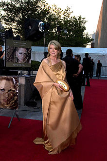 Martha Stewart at the Metropolitan Opera opening in 2008