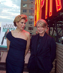 Alexis Stewart (left) and Martha Stewart (right), in September 2008