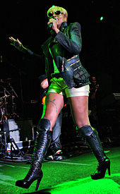 Blige onstage at the Raggamuffin Festival in Sydney, Australia in January 2011.