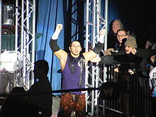 Hardy during a SmackDown house show.