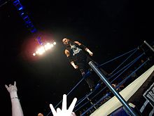 Hardy during a SmackDown house show.