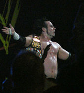 Hardy as the WWE United States Champion in 2008