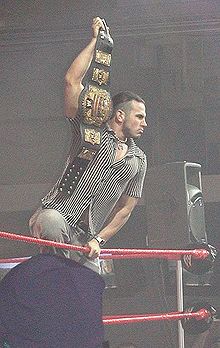 Hardy Hardy as WWE Cruiserweight Champion in 2003.