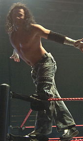 Hardy during a Raw house show held in Bremen, Germany