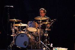 Weinberg performing in Valladolid, Spain on August 1, 2009, during one of the portions of the Working on a Dream Tour that he could attend.