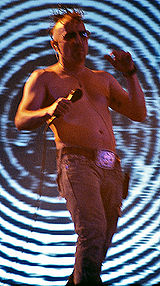 Keenan performing as a part of Tool at 2006's Roskilde Festival.