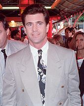 Mel Gibson in 1990 at an Air America premiere.