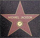 Jackson's star on the Hollywood Walk of Fame, set in 1984