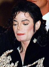 Michael Jackson at the 1997 Cannes Film Festival for the Ghosts music video premier