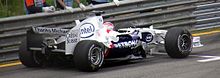 BMW Sauber with "Thanks Michael" messages towards Michael Schumacher on the back of their cars, Schumacher and Peter Sauber worked together in sports cars prior to entering F1 in 1992