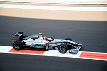 Schumacher's 2010 season ended with a first lap crash at the Abu Dhabi Grand Prix.