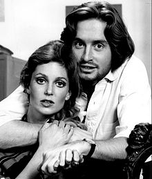 Douglas with Tisha Sterling in the CBS Playhouse production The Experiment, Douglas's first television role.[6]