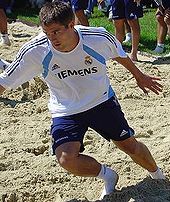 Owen at a training camp with Real Madrid