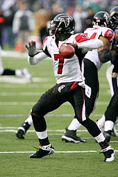 Vick as a Falcon in November 2006