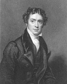 Portrait of Faraday in his late thirties