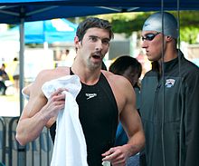 Michael Phelps at Santa Clara, California, 2009.