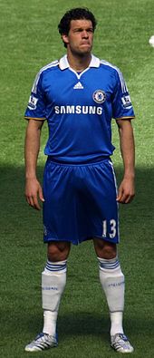 Ballack with Chelsea in 2008.