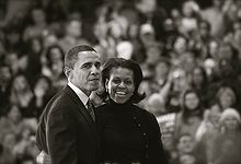 Barack and Michelle Obama, 2008.