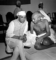 Gandhi and Nehru in 1942