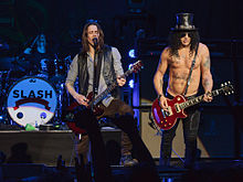 Myles Kennedy performing live with Slash and The Conspirators at O2 Brixton Academy, London, England on 12 October 2012